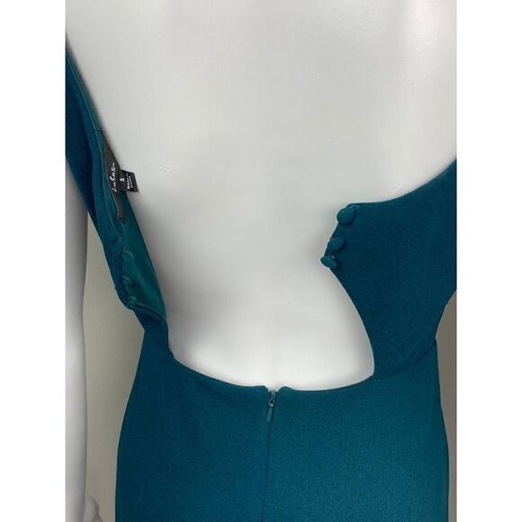 Lulu's Moments Of Bliss Backless Mermaid Maxi Dress Womens Small Green BO0546 - Picture 6 of 9